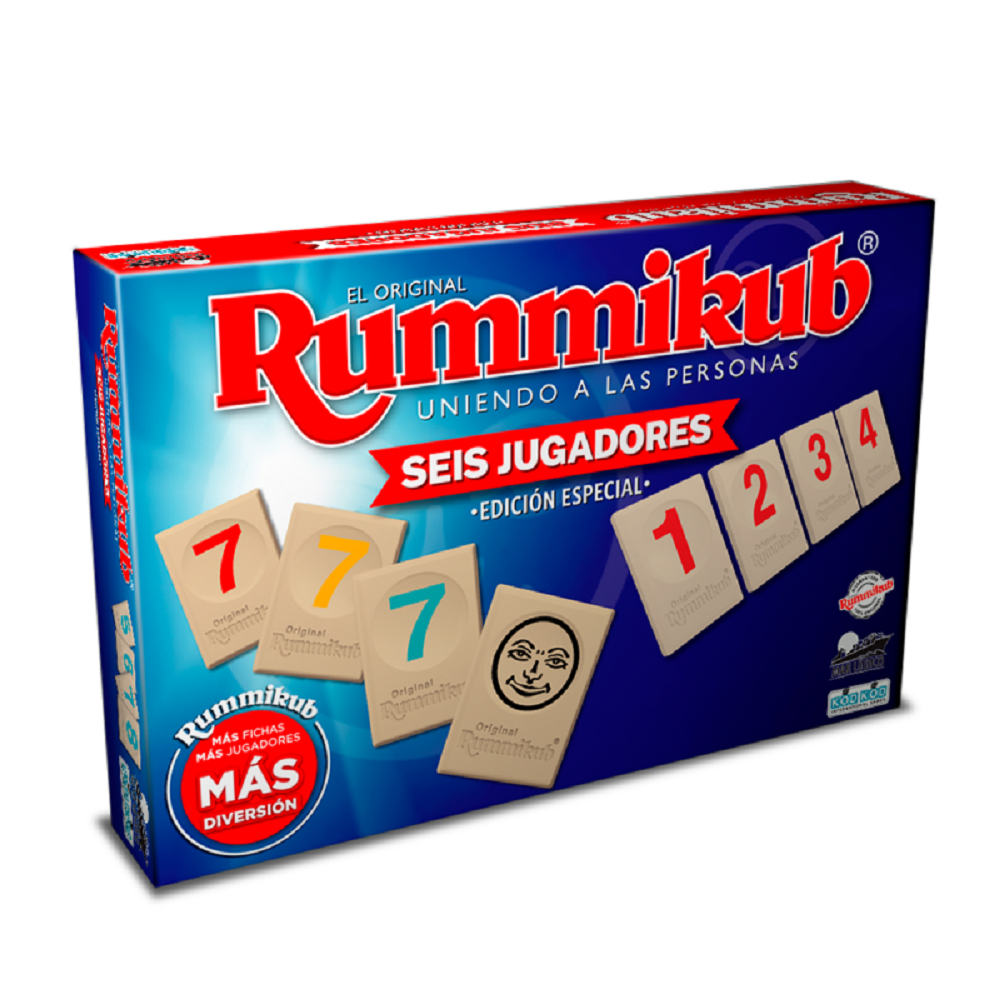JUEGO MESA MAR LÚDICO RUMMIKUB XP 6 JUGADORES - 1