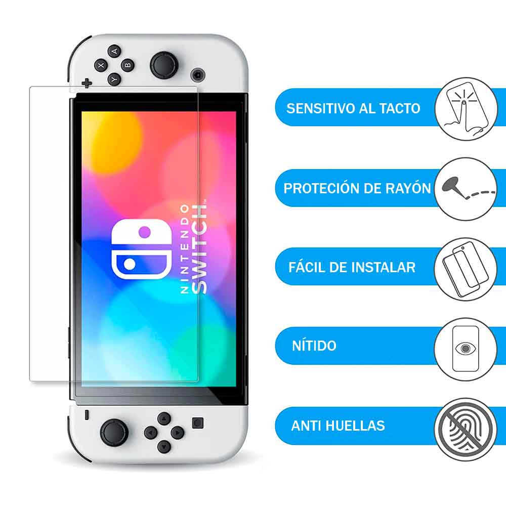 MICA VIDRIO NINTENDO SWITCH OLED TEMPLADO - 1