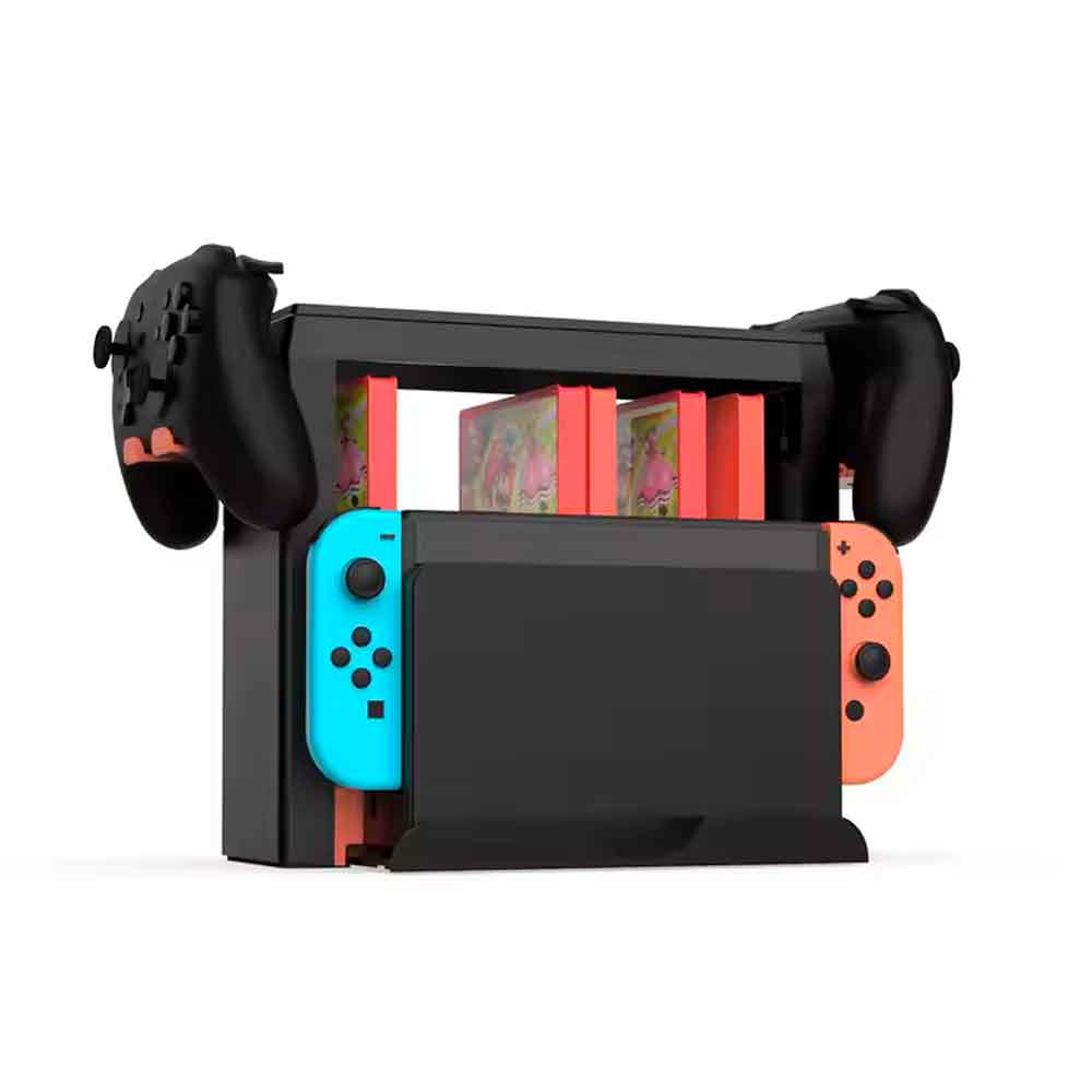 STAND ORGANIZADOR PARA NINTENDO SWITCH 2, OLED, CLÁSICO, DB - 3