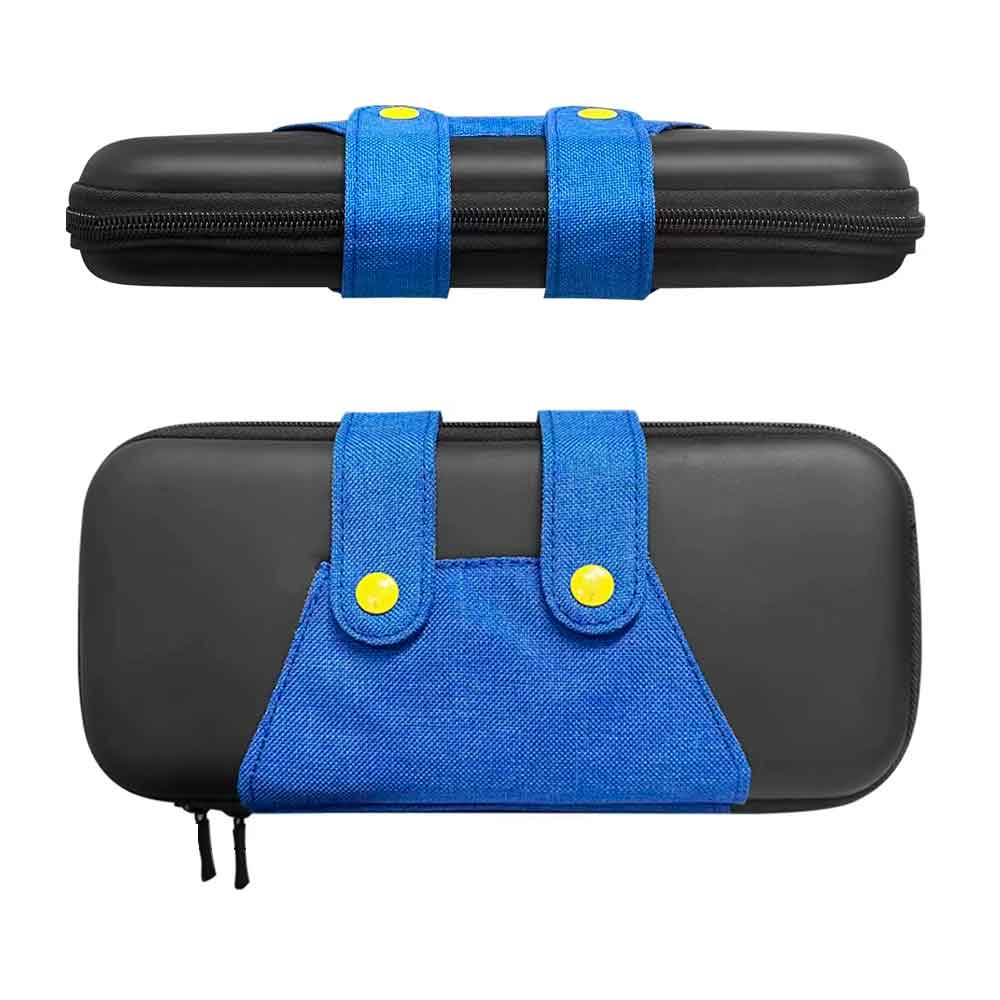 ESTUCHE PARA NINTENDO SWITCH 2 RÍGIDO EVA NEGRO/AZUL - 2