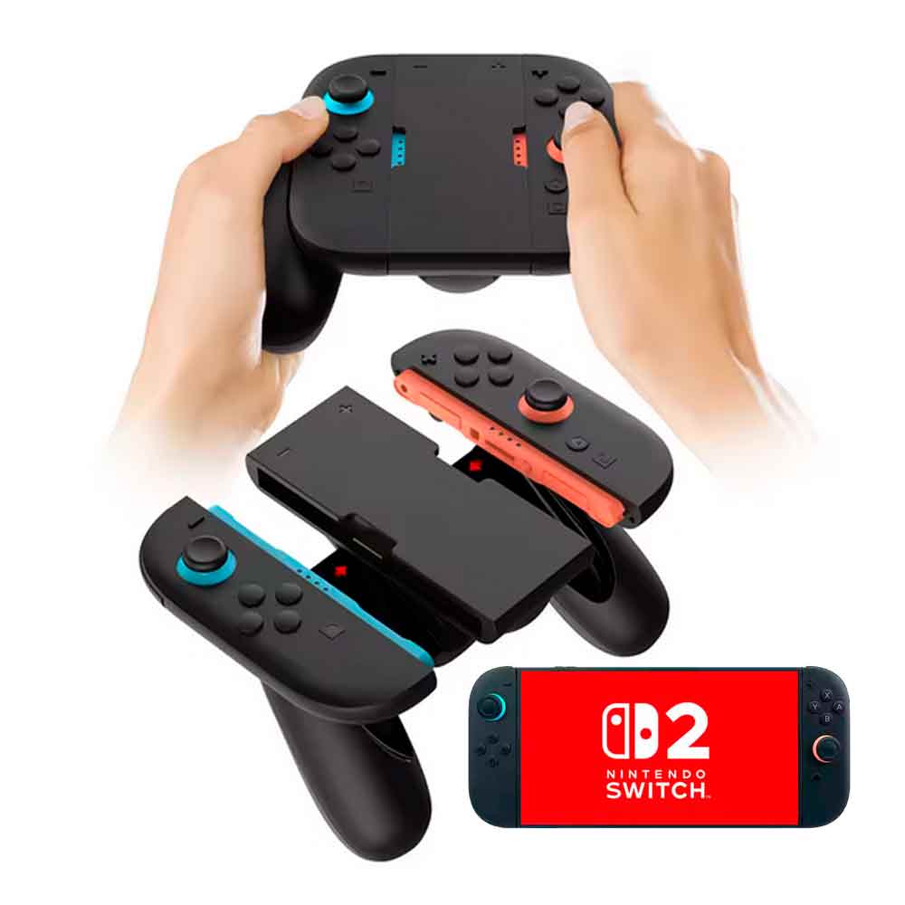 GRIP CARGADOR PARA JOYCONS NINTENDO SWITCH 2, 2000MAH - 1
