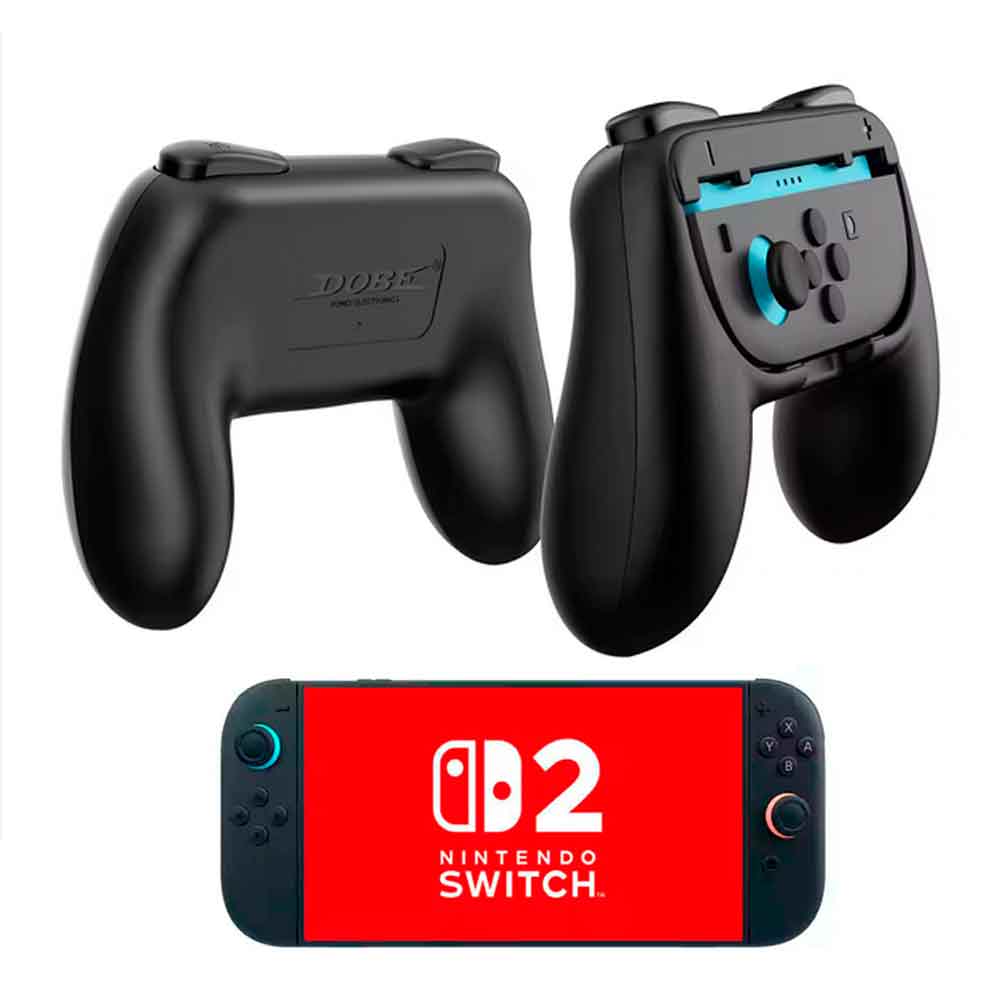 ADAPTADOR GRIPS JOY CONS MANDO NINTENDO SWITCH 2 AGARRE NEGRO - 2