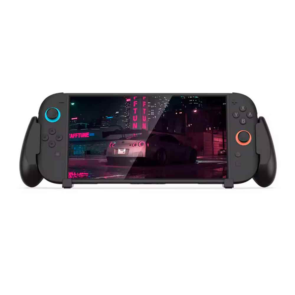 SUJETADOR PARA NINTENDO SWITCH 2 CON PORTAJUEGOS NEGRO - 3