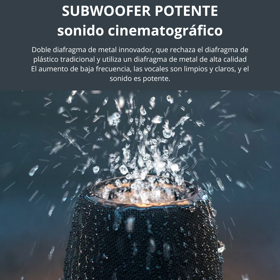 PARLANTE BLUETOOTH SUPER BASS 70W SUBWOOFER SONIDO POTENTE LIDIMI S600 - 5