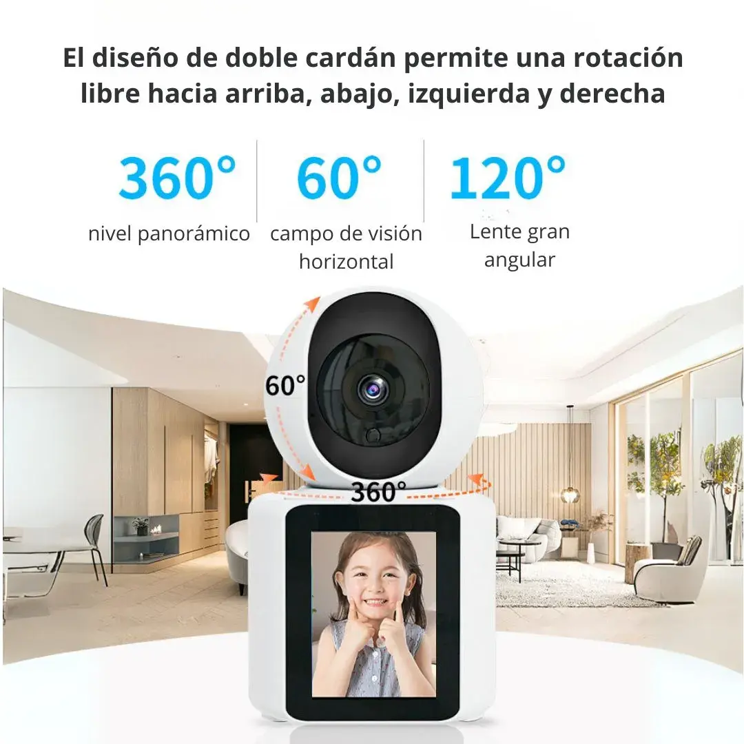 CÁMARA INTELIGENTE FULL HD WIFI CON VIDEOLLAMADA DETECCIÓN Y VISIÓN NOCTURNA - 2