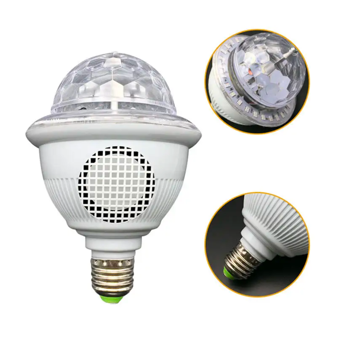 PARLANTE BLUETOOTH BOLA MAGICA LED MULTICOLOR FIESTA HY-Y01 - 5