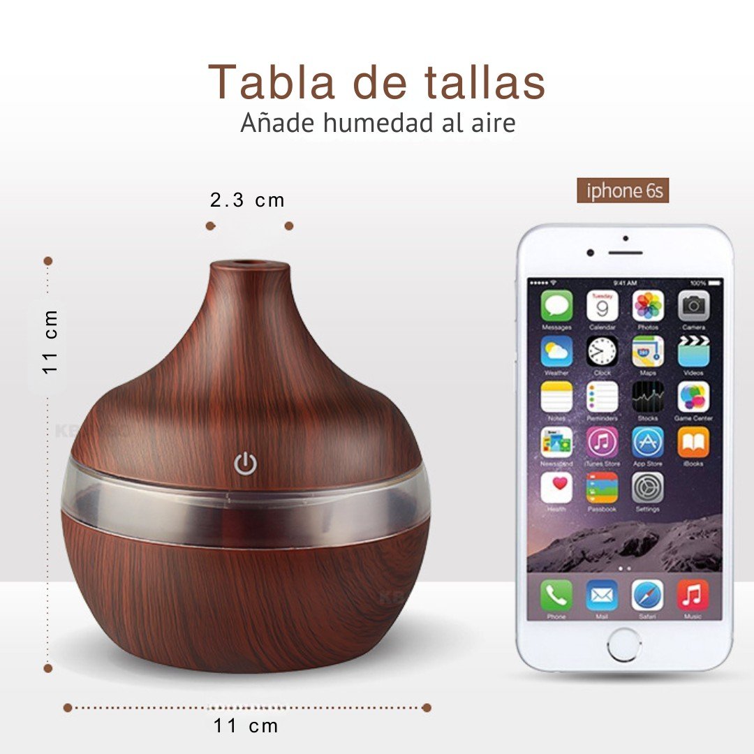 MINI HUMIDIFICADOR USB 130ML CON LUCES LED Y APAGADO AUTOMÁTICO - 8
