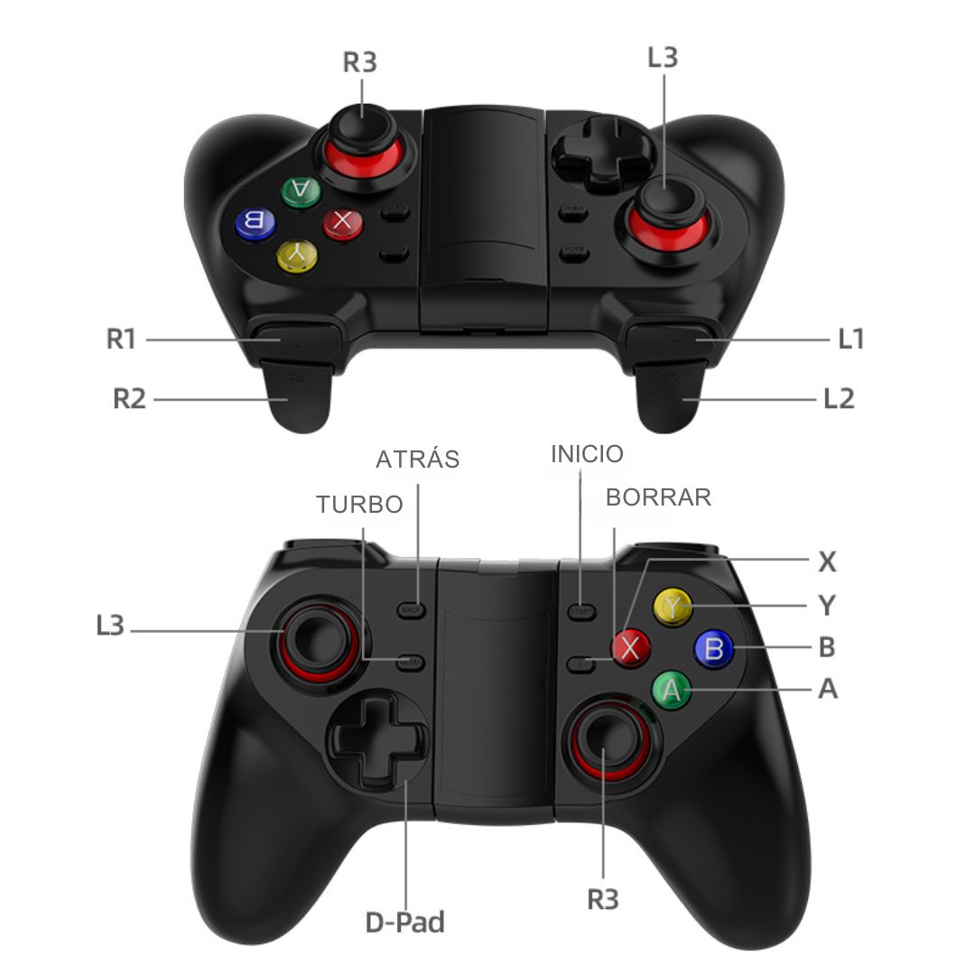 MANDO BLUETOOTH SHOOTING PLUS V3 PARA ANDROID IOS Y SMART TV - 4