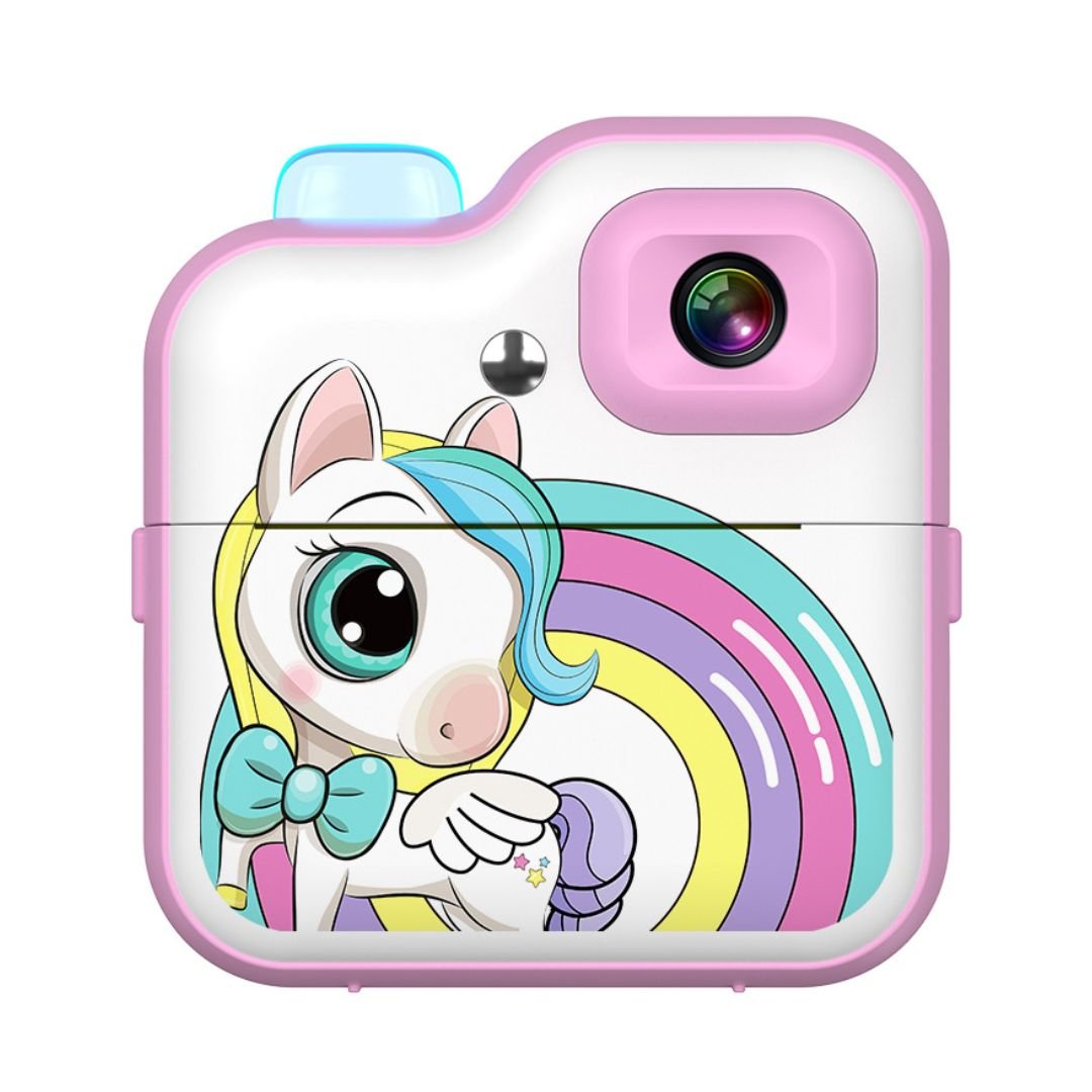 CÁMARA DIGITAL INFANTIL UNICORNIO CON IMPRESORA INSTANTÁNEA - 1