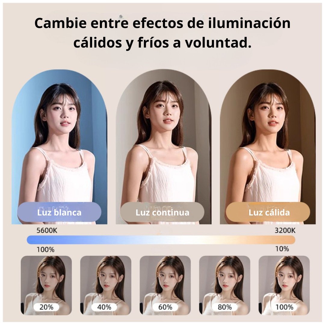 PANEL DE LUZ LED 600 BICOLOR PROFESIONAL CON ZAPATA PARA FOTO Y VIDEO - 4
