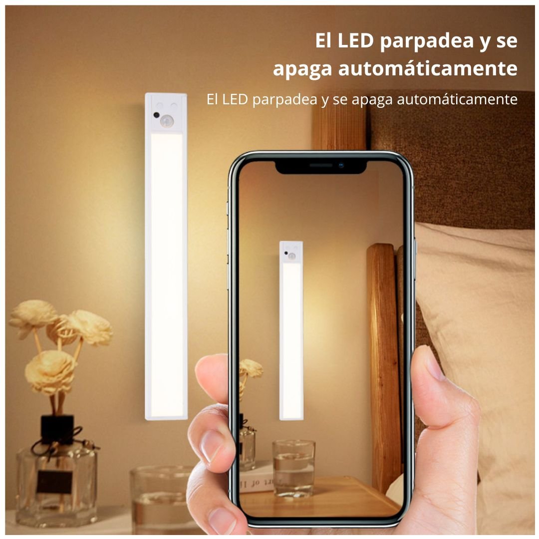 LÁMPARA LED MAGNÉTICA 20 CM CON SENSOR DE MOVIMIENTO Y 3 TONOS DE LUZ - 5