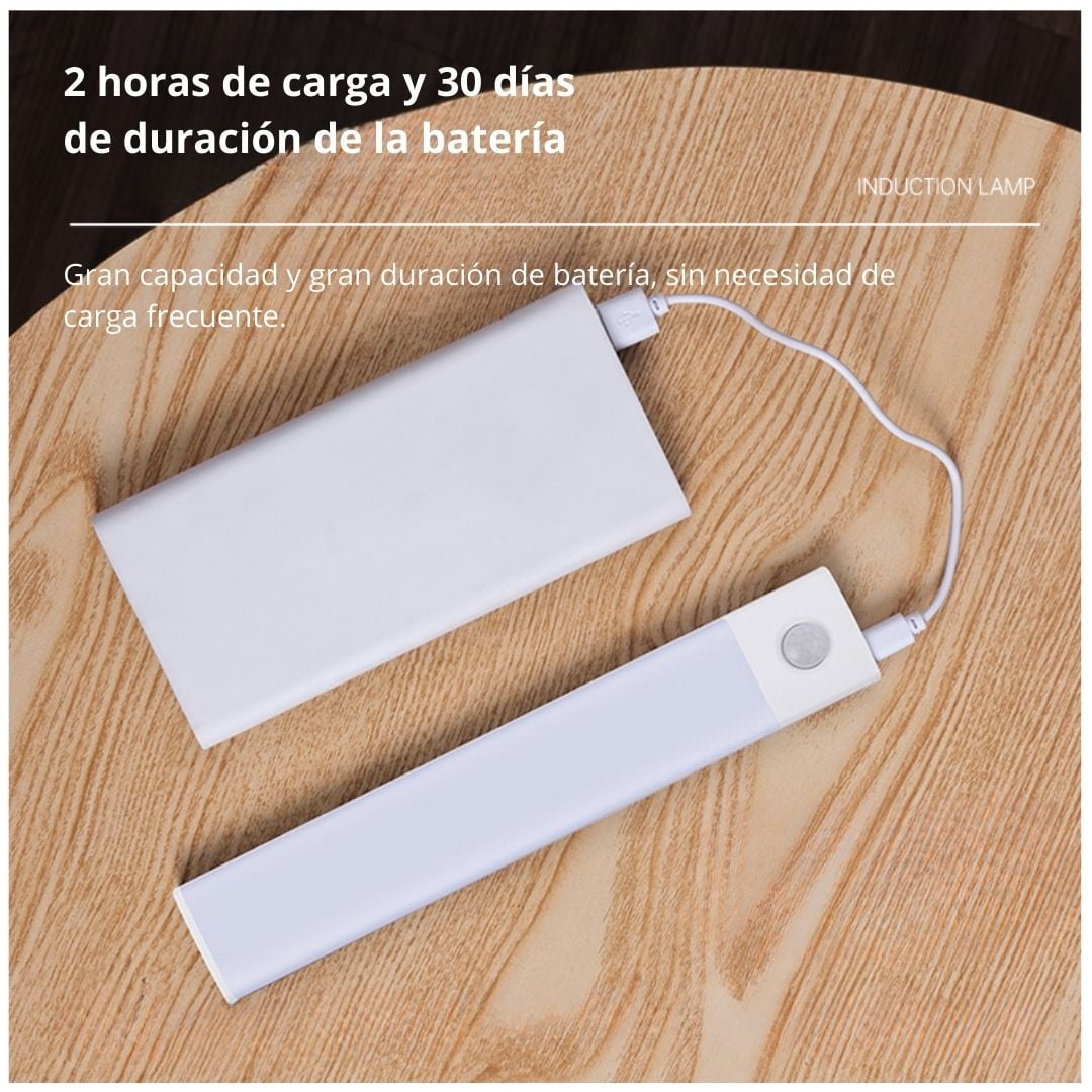 LÁMPARA LED MAGNÉTICA 20 CM CON SENSOR DE MOVIMIENTO Y 3 TONOS DE LUZ - 6