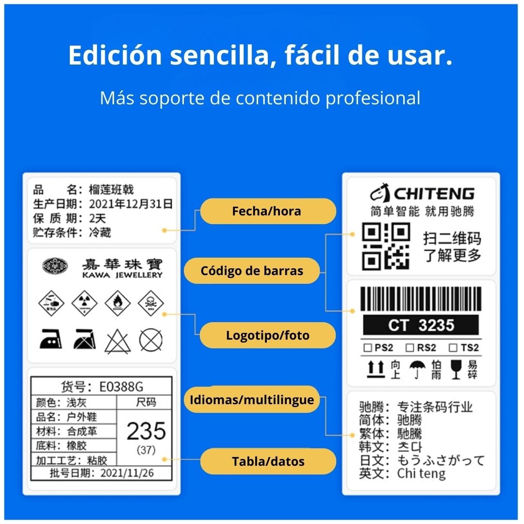IMPRESORA TÉRMICA PORTÁTIL BLUETOOTH 58MM GOOJPRT PT-260 CON BATERÍA - 4
