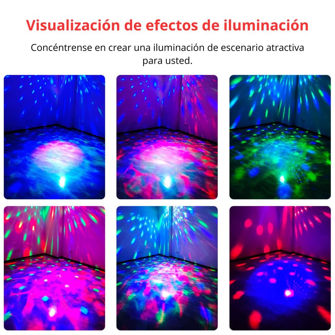 PROYECTOR DE LUZ 5 EN 1 SEISA EMS-38 LÁSER RGB, CONTROL REMOTO Y MODO MÚSICA PARA FIESTAS Y EVENTOS - 2
