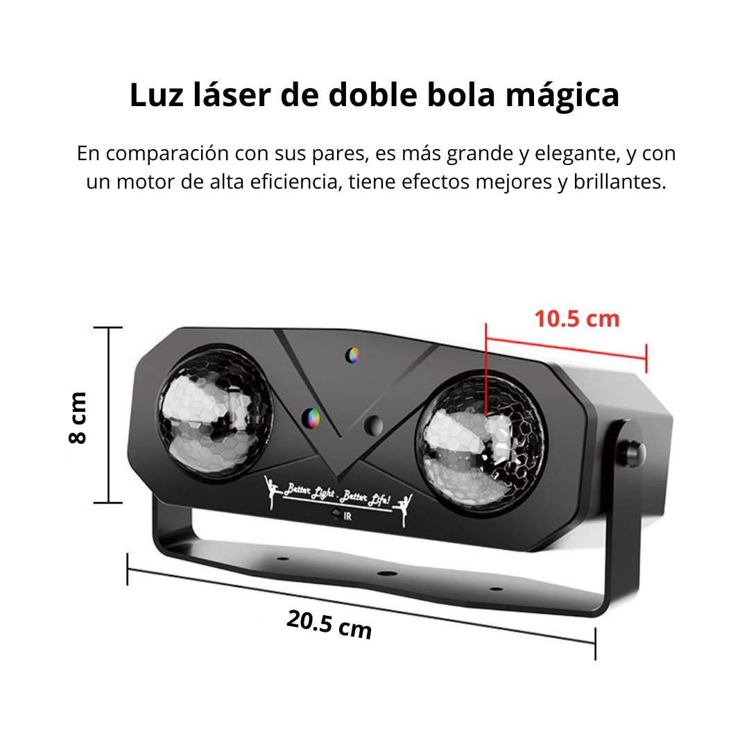 PROYECTOR DE LUZ 5 EN 1 SEISA EMS-38 LÁSER RGB, CONTROL REMOTO Y MODO MÚSICA PARA FIESTAS Y EVENTOS - 7