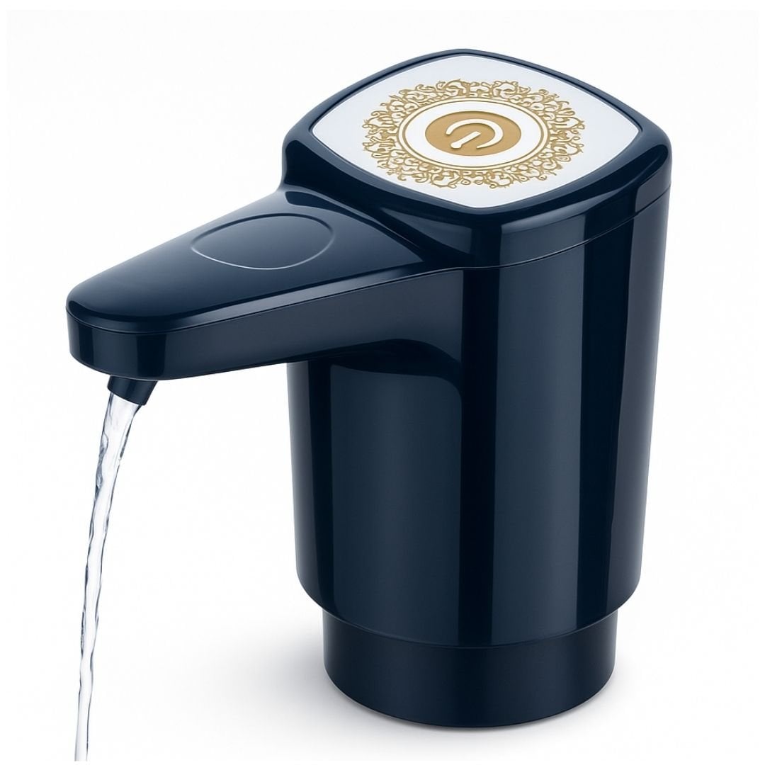 DISPENSADOR DE AGUA ELÉCTRICO AUTOMÁTICO CON BATERÍA RECARGABLE USB PARA BIDONES 5 A 20 LITROS - 1