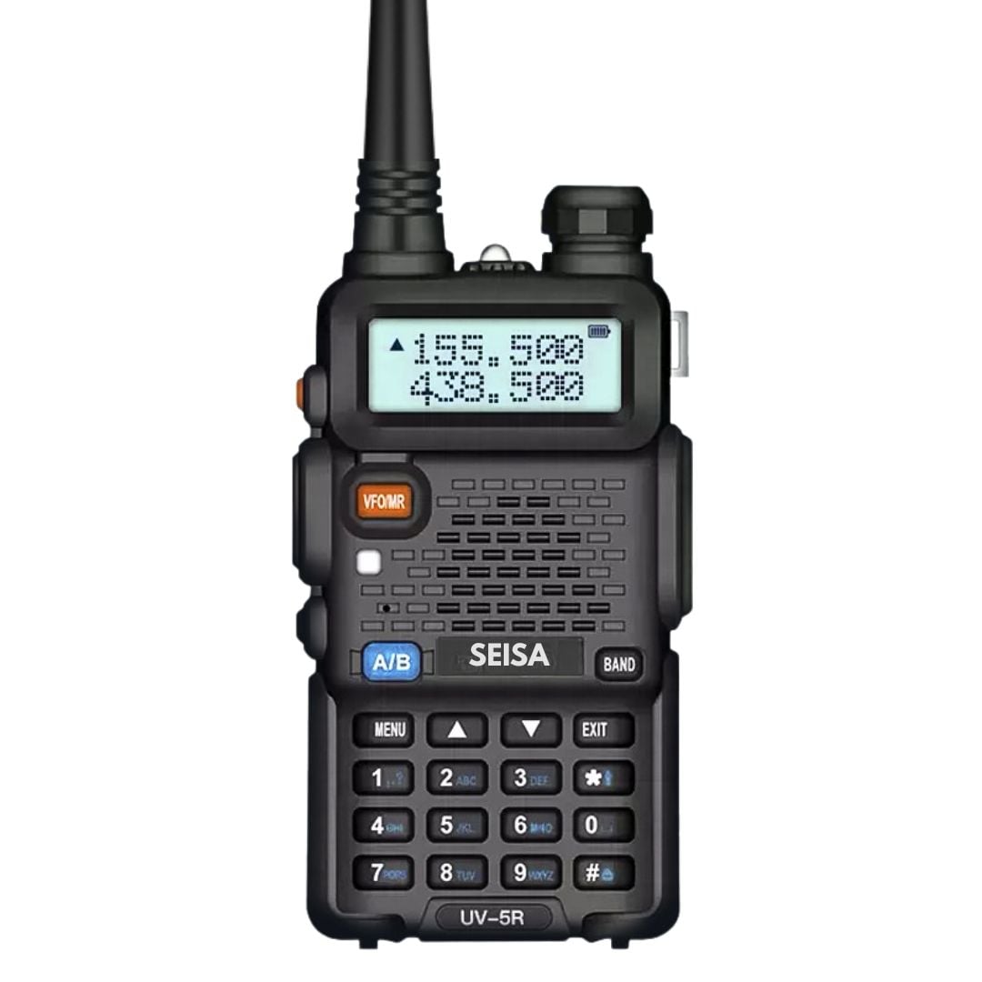 WALKIE TALKIE SEISA 8W DOBLE BANDA VHF/UHF IP67 128 CANALES, ALCANCE HASTA 5 KM, FM, VOX Y CTCSS/DCS - 1
