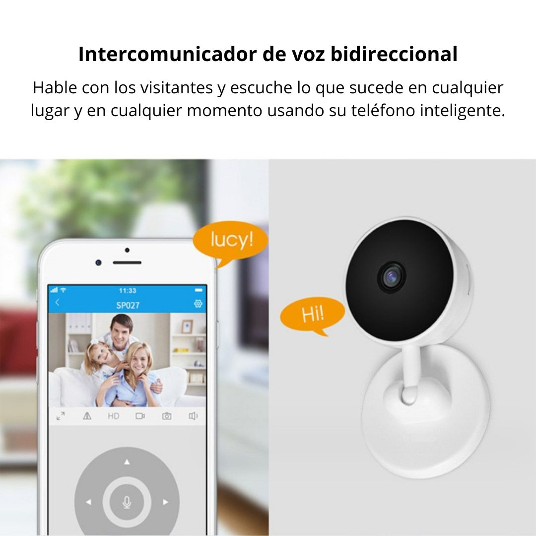 CÁMARA PARA BEBÉ WIFI FULL HD CON VISIÓN NOCTURNA AUDIO BIDIRECCIONAL Y SENSOR DE TEMPERATURA - 6