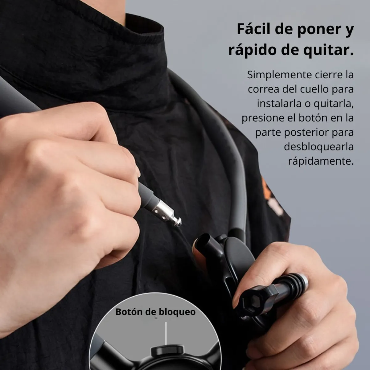 SOPORTE MAGNÉTICO DE CUELLO PARA CELULAR MANOS LIBRES CON ROTACIÓN 360° PARA GRABACIÓN VLOGS Y POV - 6