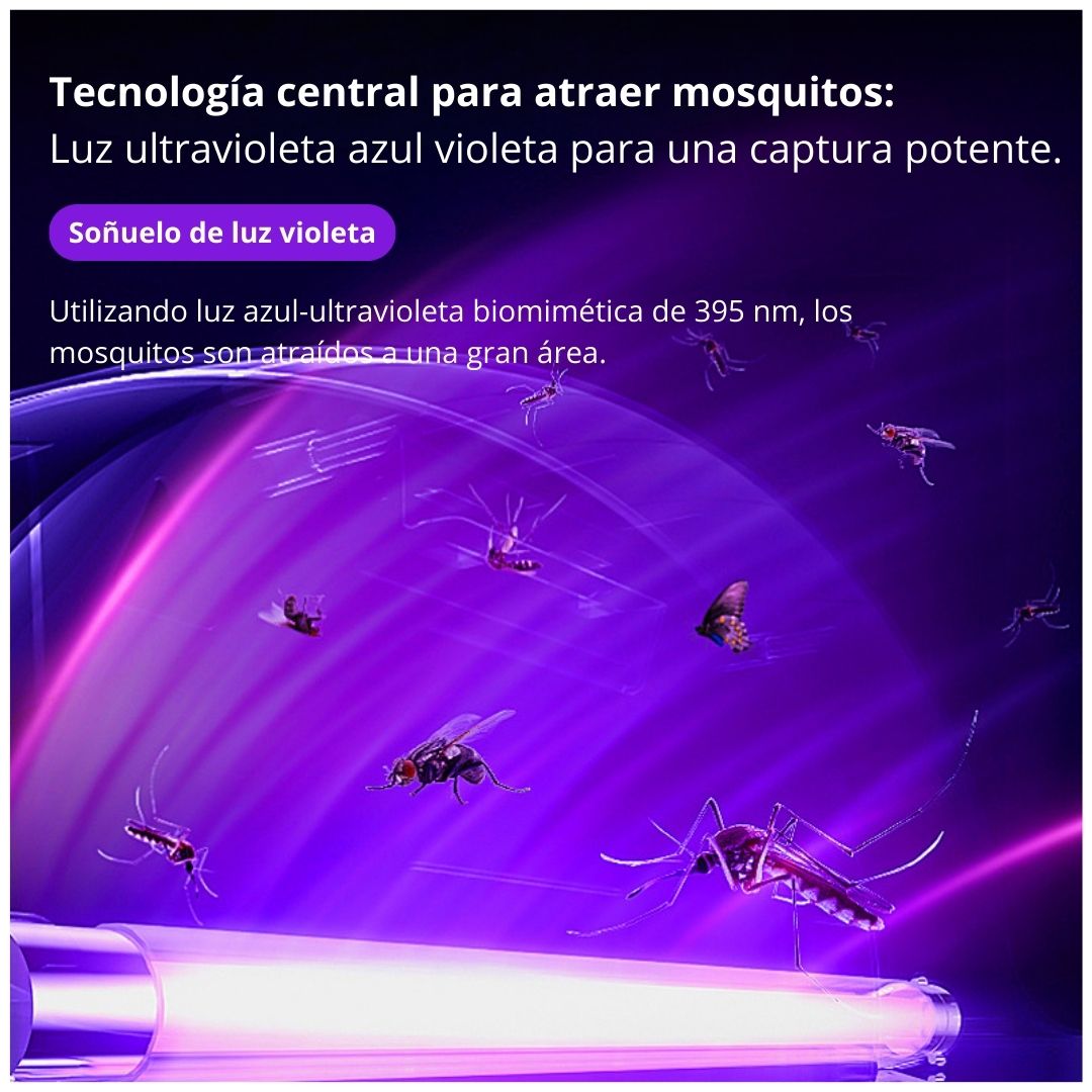 LÁMPARA MATA MOSQUITOS SOLAR PARA EXTERIORES CON LUZ UV CARGA DUAL Y PROTECCIÓN IP65 - 3