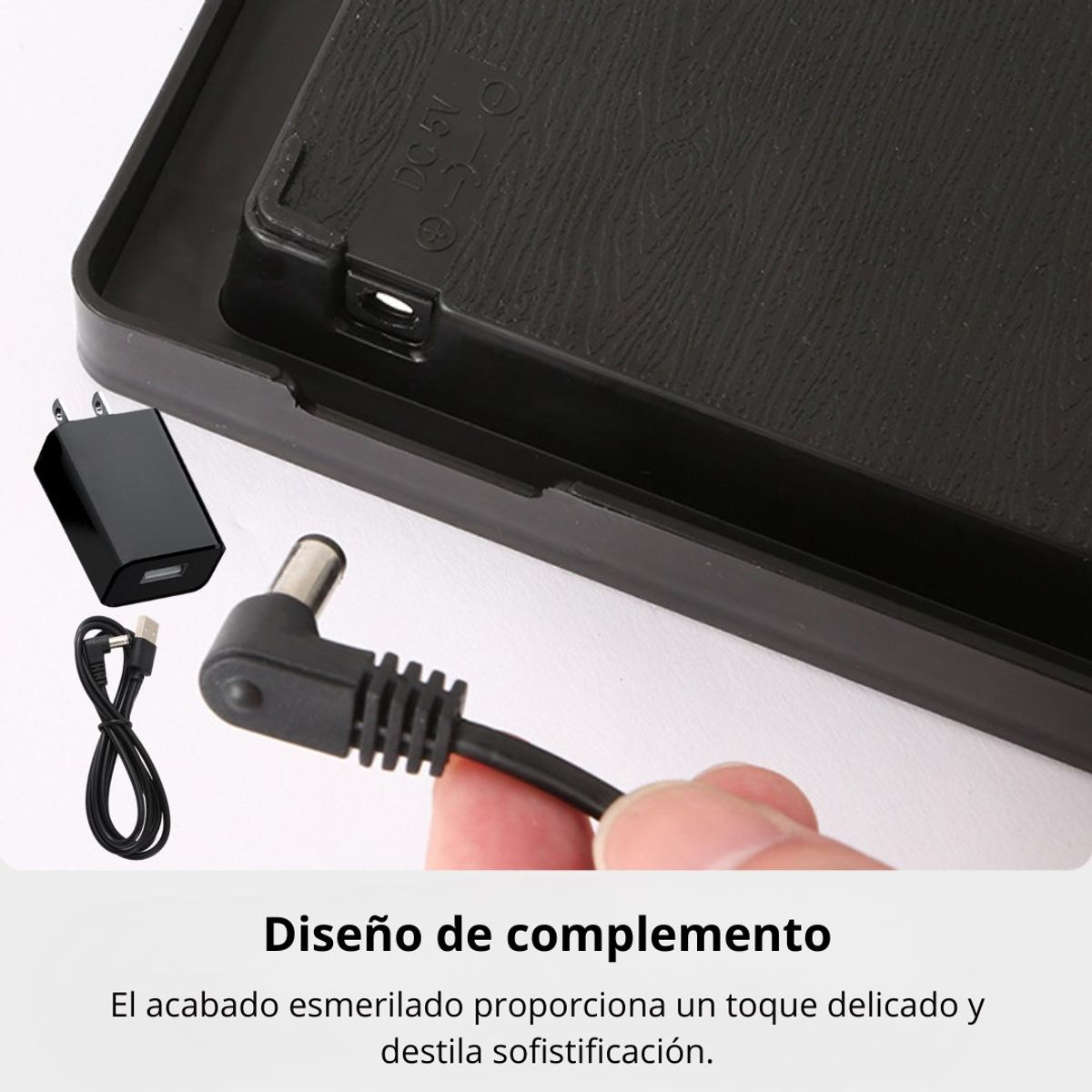 RELOJ DIGITAL LED GRANDE DE PARED 46 CM CON HORA 12/24H, FECHA, DÍA, TEMPERATURA Y BRILLO AUTOMÁTICO - 7