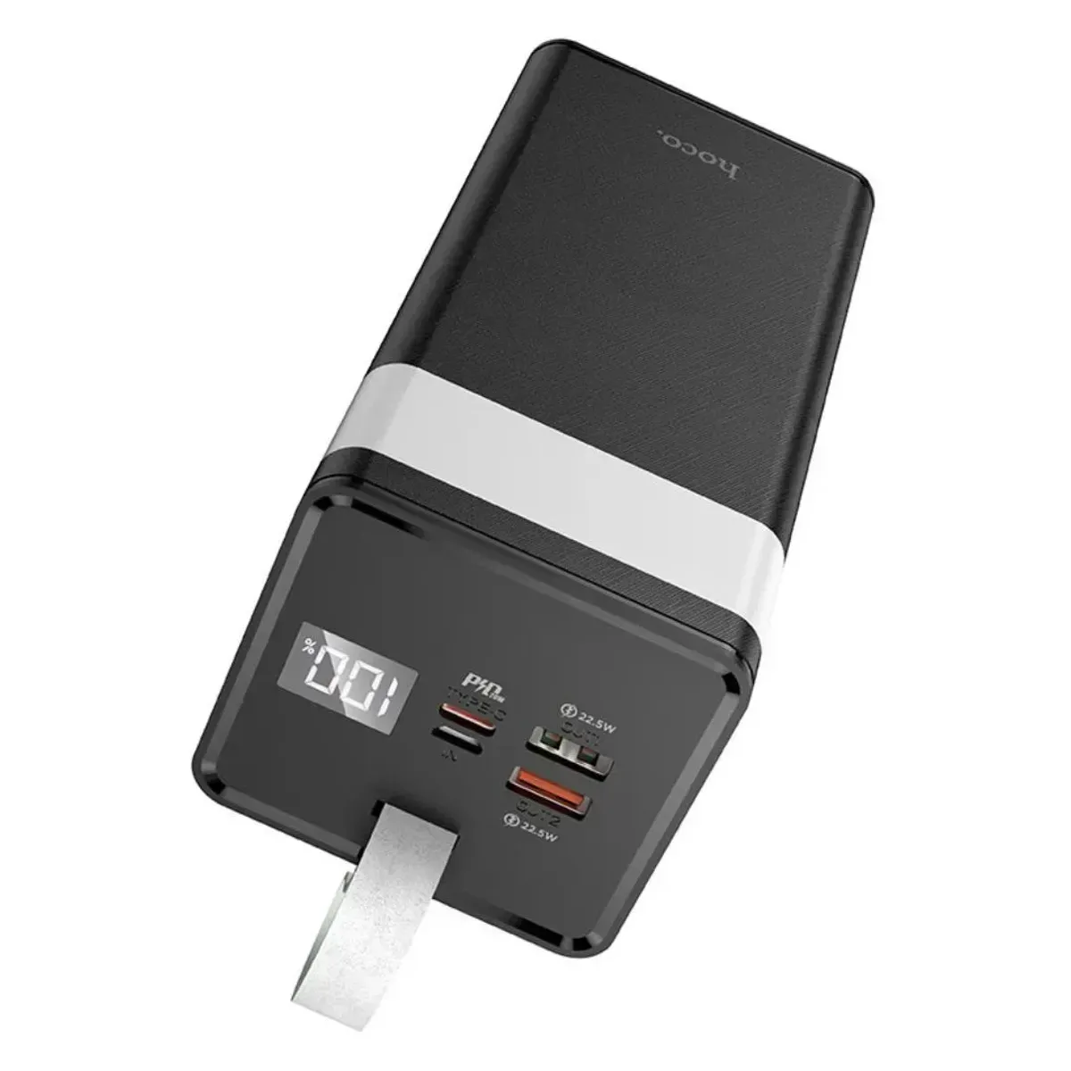 POWER BANK 50000 MAH HOCO J86A CARGA RÁPIDA 22.5W PANTALLA LED LINTERNA USB TIPO C - 3
