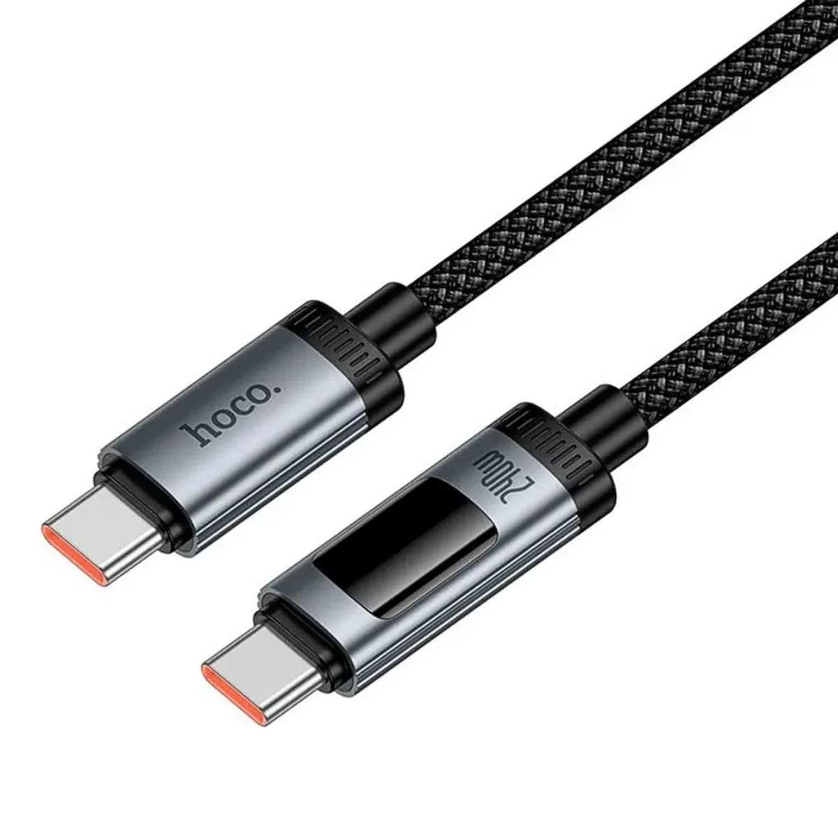CABLE TIPO C A TIPO C HOCO U148 240W CON PANTALLA DIGITAL OLED Y CARGA RÁPIDA - 2