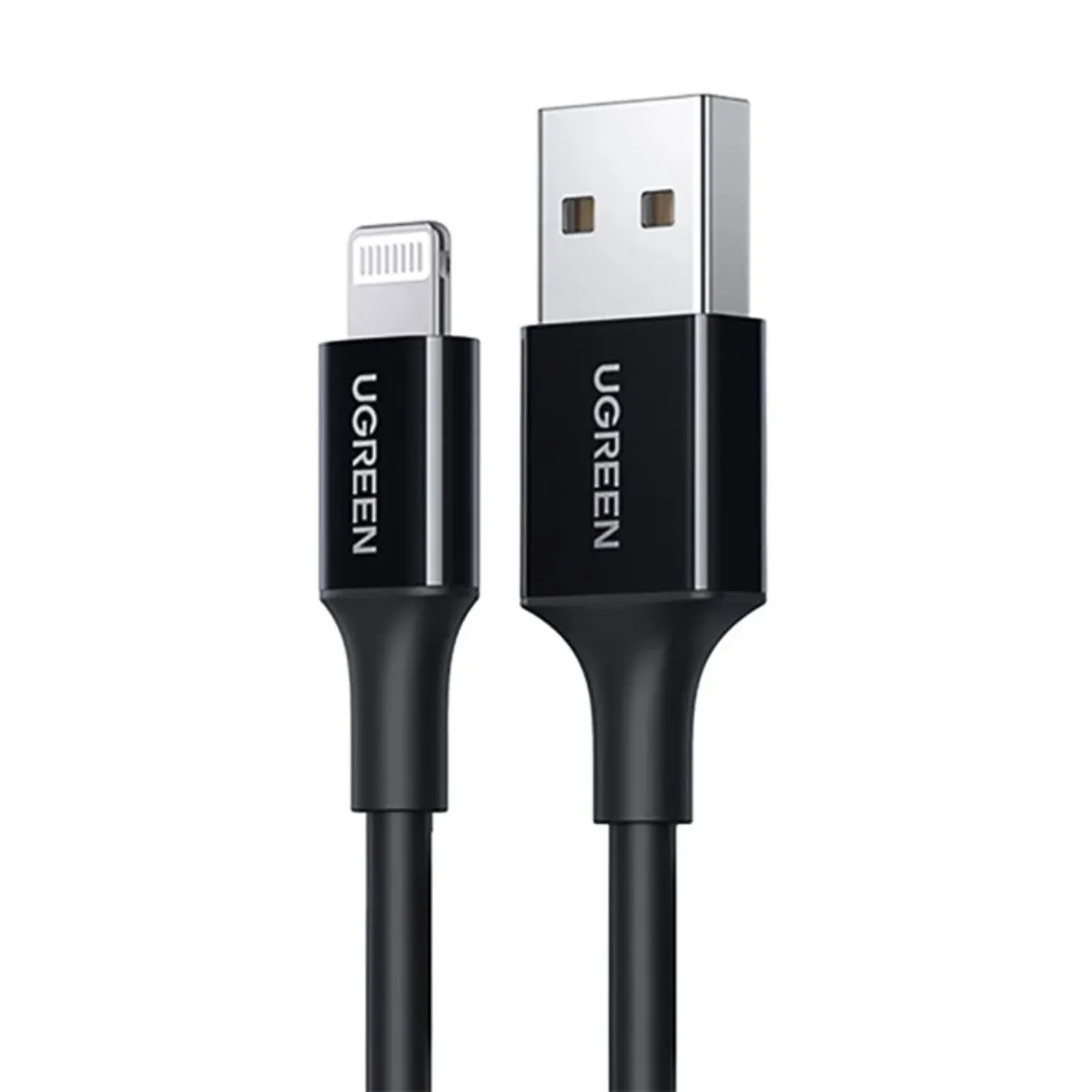 CABLE USB-A A LIGHTNING UGREEN 1 METRO 2.4A MFI CARGA RÁPIDA 480MBPS US155 - 1