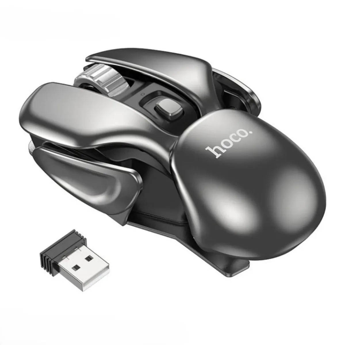 MOUSE GAMER INALÁMBRICO HOCO DI43 ROBOT 1600 DPI RECARGABLE USB-C SILENCIOSO - 1