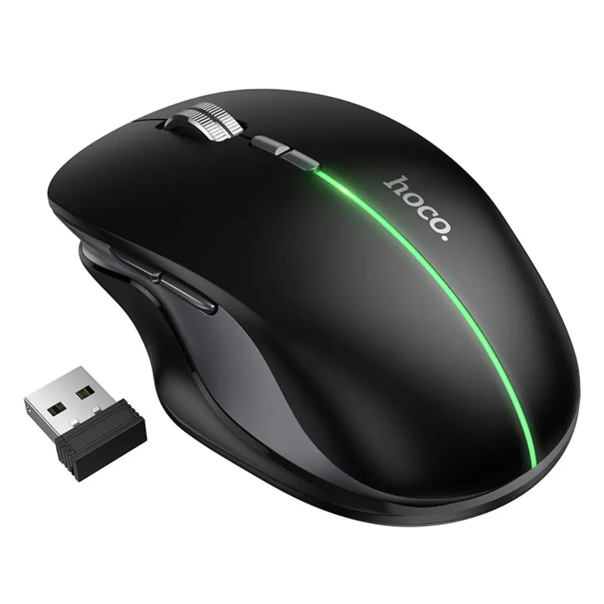 MOUSE INALÁMBRICO HOCO GM40 2.4G BLUETOOTH RGB 1600 DPI 7 BOTONES - 1