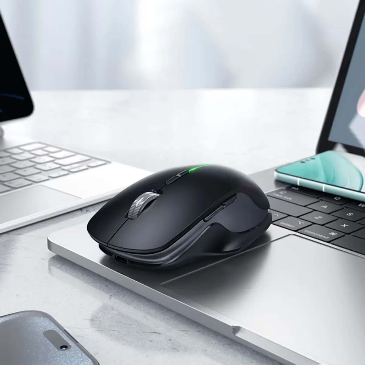 MOUSE INALÁMBRICO HOCO GM40 2.4G BLUETOOTH RGB 1600 DPI 7 BOTONES - 3