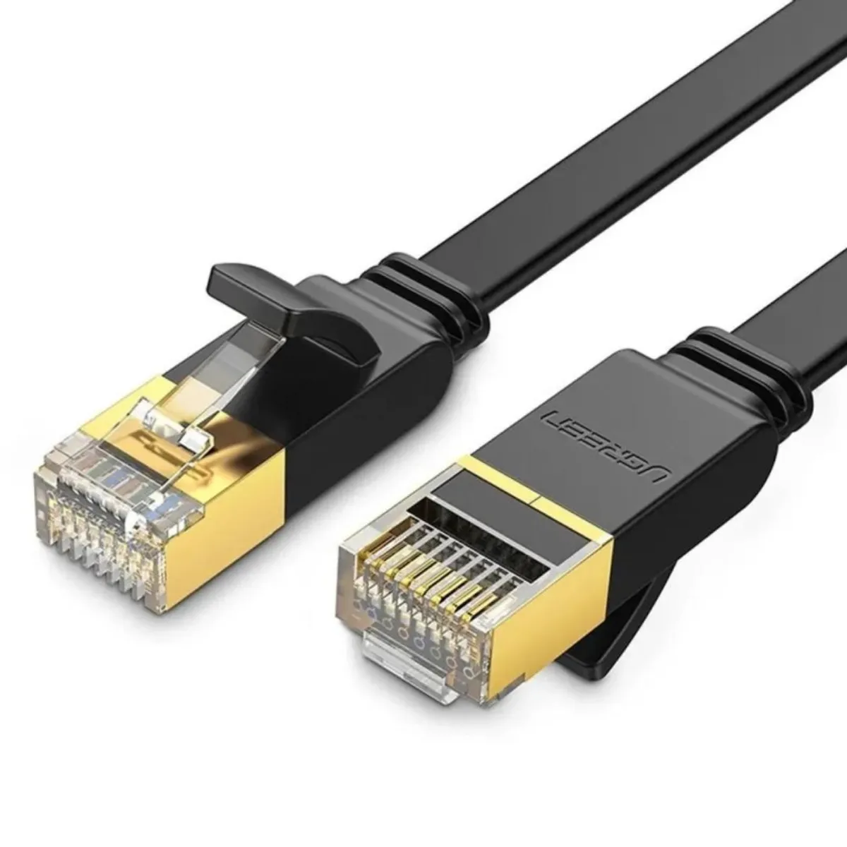 CABLE ETHERNET UGREEN NW106 CAT 7 PLANO 3M 10GBPS RJ45 PARA PS5 XBOX PC ROUTER Y SMART TV - 1
