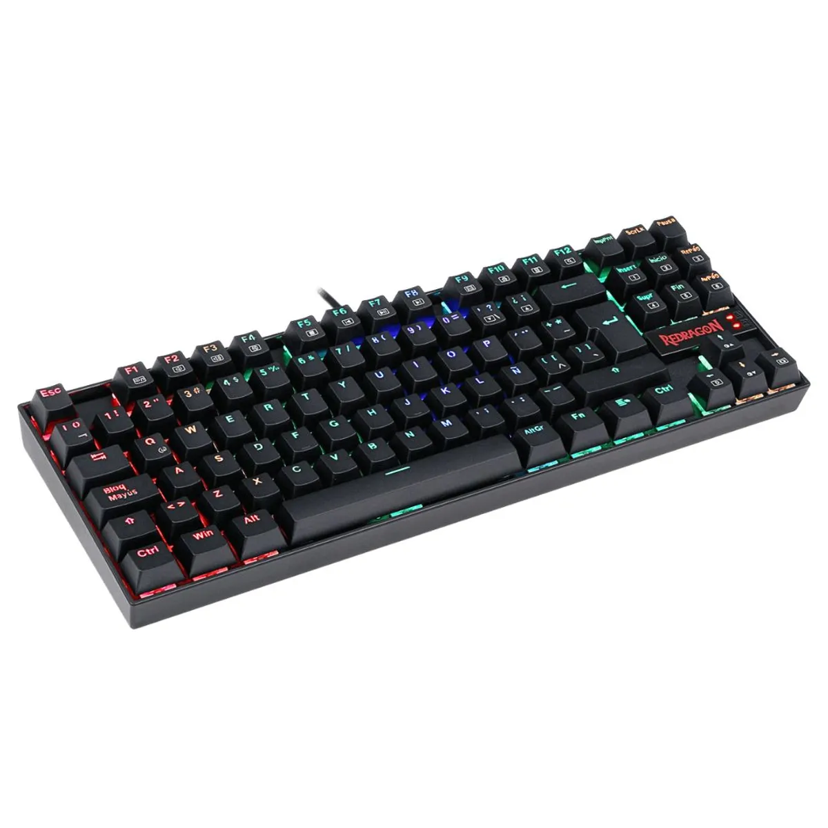 TECLADO MECÁNICO GAMER REDRAGON KUMARA K552RGB TKL ESPAÑOL CON RGB ANTI-GHOSTING - 6