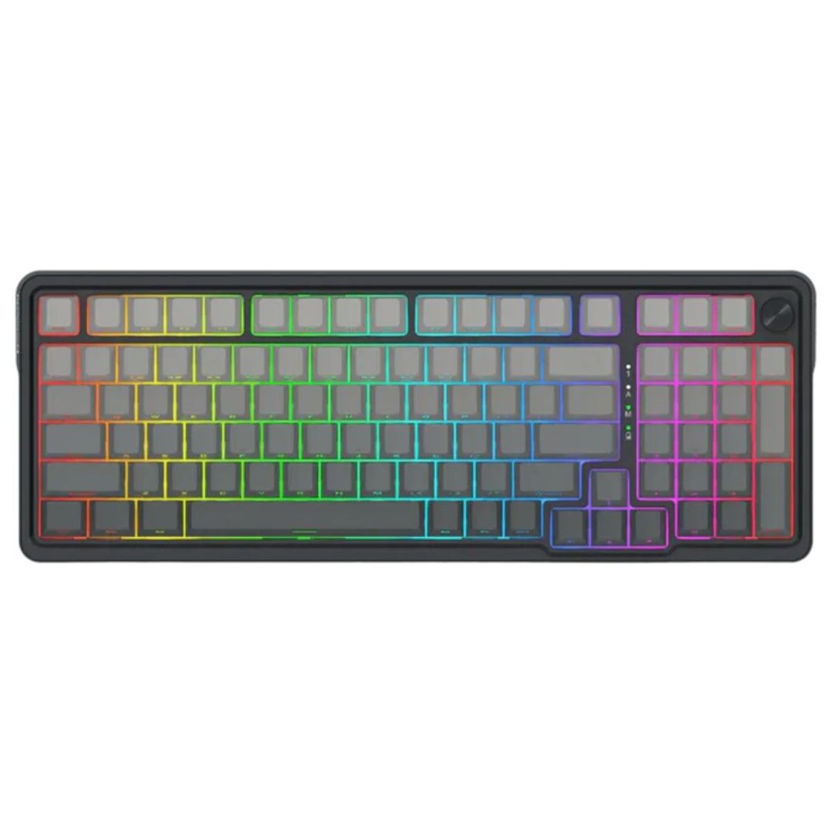 TECLADO MECÁNICO GAMER REDRAGON EISA PRO K686SP-RGB-PRO 99 TECLAS BLUETOOTH RGB CON PERILLA - 1
