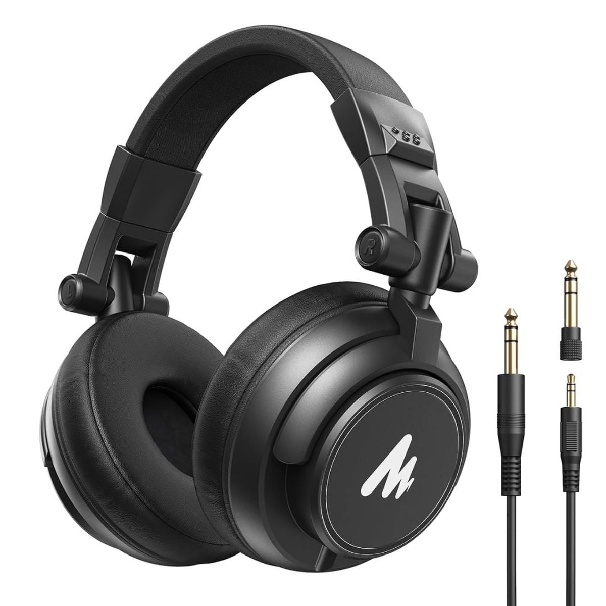 AUDÍFONOS MAONO MH601 PROFESIONALES DE ESTUDIO DJ 50MM CERRADOS 32 OHM CON CABLE 3M - 1