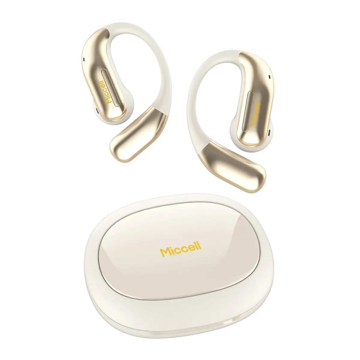 AUDÍFONOS BLUETOOTH OÍDO ABIERTO CON CLIP INALÁMBRICOS ESTUCHE DE CARGA MICCELL VQ-BH31 - 1