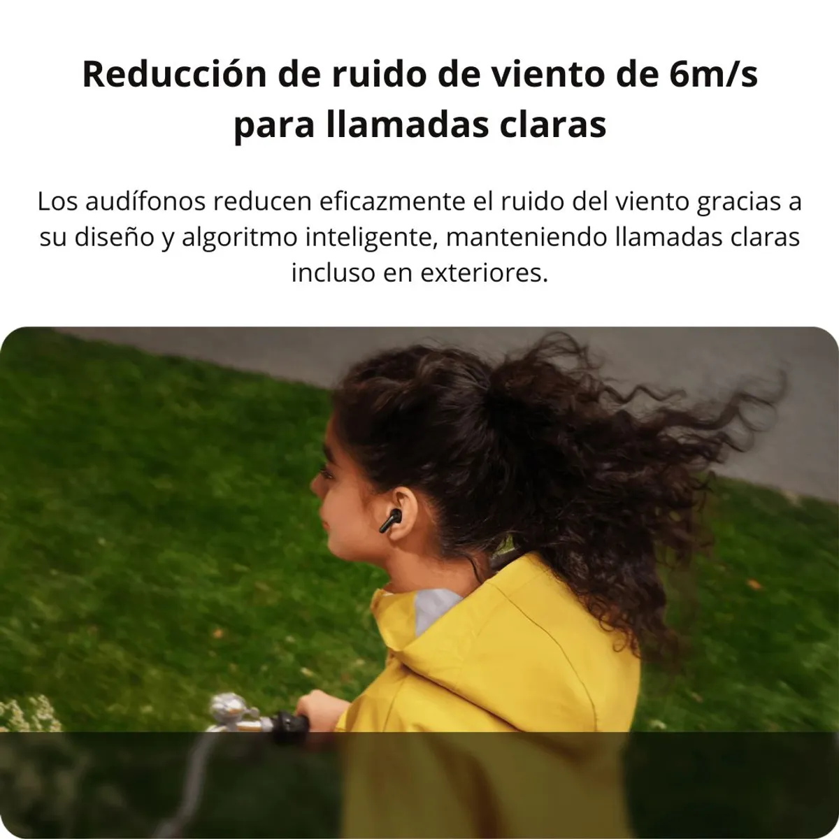 AUDÍFONOS BLUETOOTH REDMI BUDS 8 ACTIVE 37 HORAS BLUETOOTH 5.4 IP54 Y MICRÓFONO IA - 6