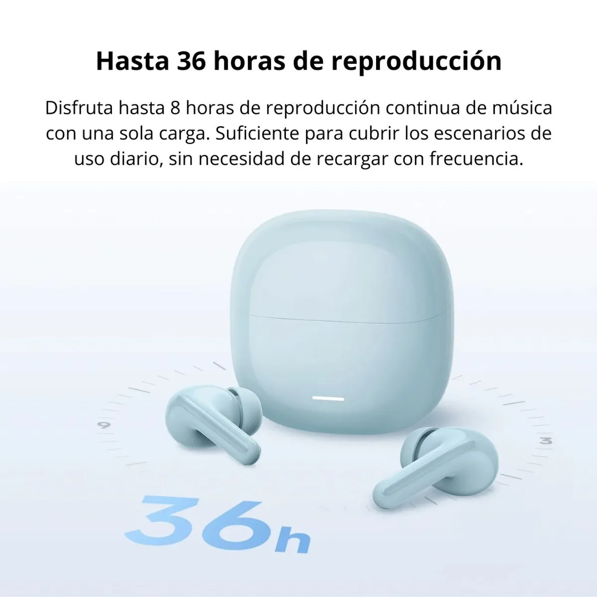 AUDÍFONOS BLUETOOTH REDMI BUDS 8 LITE ANC 42DB 36 HORAS BLUETOOTH 5.4 Y IA - 7