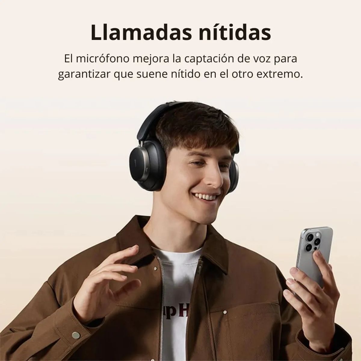 AUDÍFONOS BLUETOOTH 6.0 UGREEN STUDIO PRO HP206 CON CANCELACIÓN DE RUIDO ANC 120H - 7