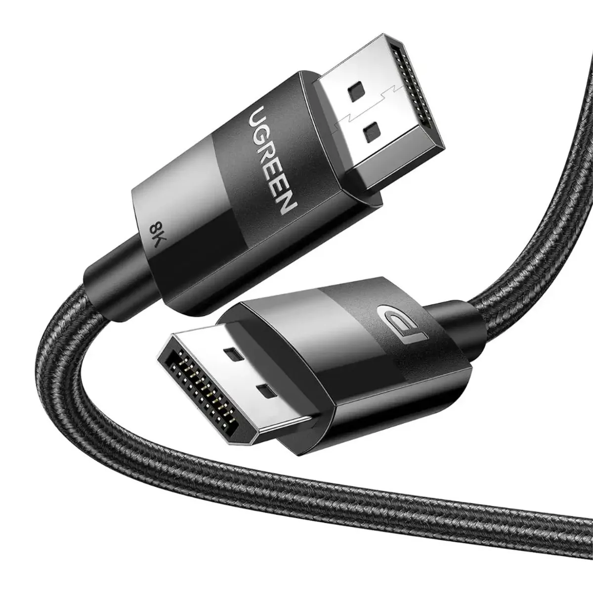 CABLE DISPLAYPORT 1.4 UGREEN DP114 5M 8K 60HZ 4K 144HZ 32.4GBPS PARA MONITOR GAMING - 1