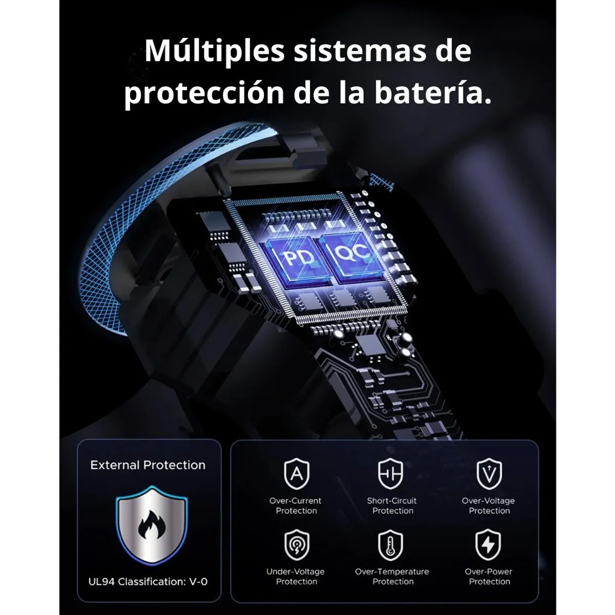 CARGADOR PARA AUTO UGREEN 30W 3 PUERTOS 2 USB-C USB-A CARGA RÁPIDA PD - 7