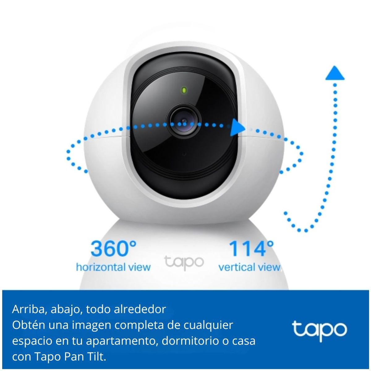 CÁMARA DE SEGURIDAD WIFI TP-LINK TAPO C210 2K 3MP 360° CON VISIÓN NOCTURNA Y DETECCIÓN DE MOVIMIENTO - 5