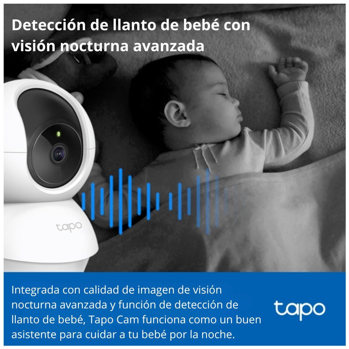CÁMARA DE SEGURIDAD WIFI TP-LINK TAPO C210 2K 3MP 360° CON VISIÓN NOCTURNA Y DETECCIÓN DE MOVIMIENTO - 6