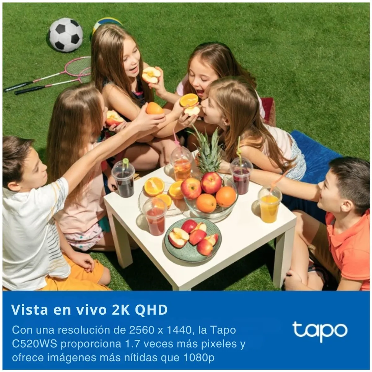 CÁMARA DE SEGURIDAD WIFI EXTERIOR TP-LINK TAPO C520WS 2K QHD 4MP 360° CON VISIÓN NOCTURNA A COLOR - 3