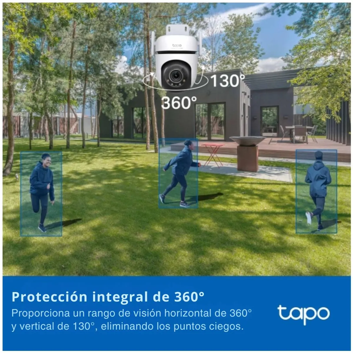 CÁMARA DE SEGURIDAD WIFI EXTERIOR TP-LINK TAPO C520WS 2K QHD 4MP 360° CON VISIÓN NOCTURNA A COLOR - 4