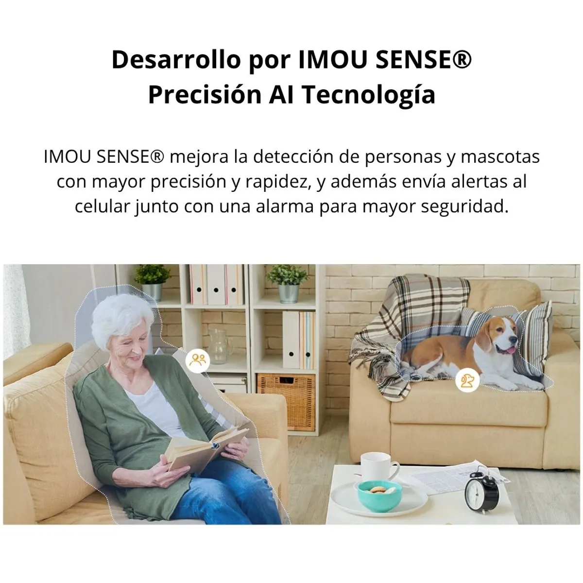 CÁMARA DE SEGURIDAD WIFI IMOU REX VT 3K 5MP 360° CON VIDEOLLAMADA Y AUDIO BIDIRECCIONAL - 3