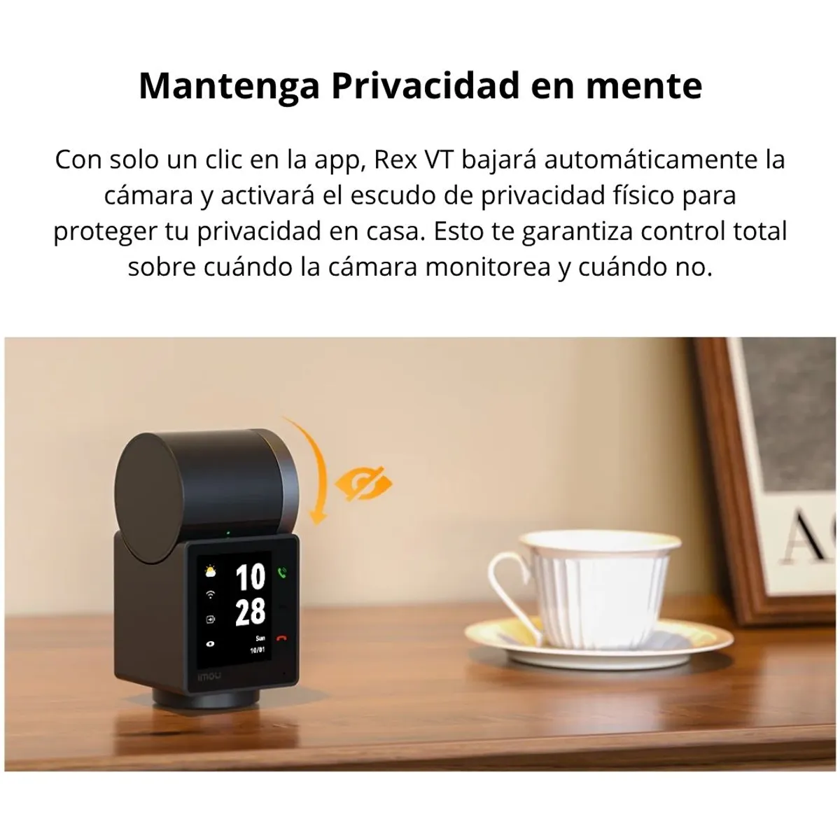 CÁMARA DE SEGURIDAD WIFI IMOU REX VT 3K 5MP 360° CON VIDEOLLAMADA Y AUDIO BIDIRECCIONAL - 7