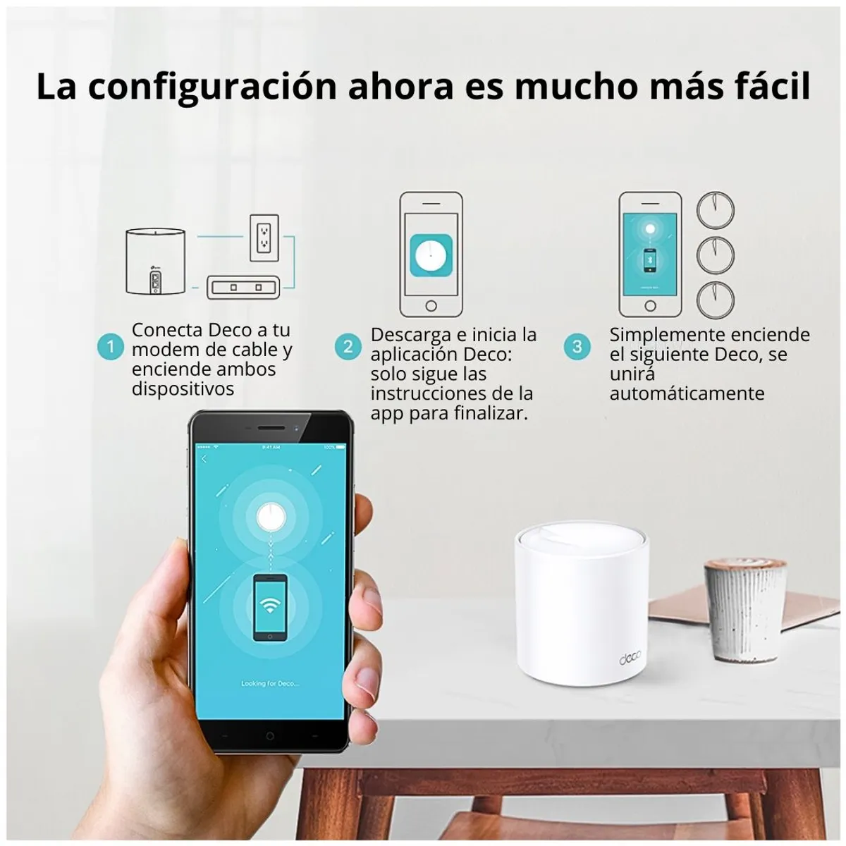 SISTEMA WIFI MESH TP-LINK DECO X10 AX1500 DOBLE BANDA WIFI 6 PARA TODA LA CASA - 4