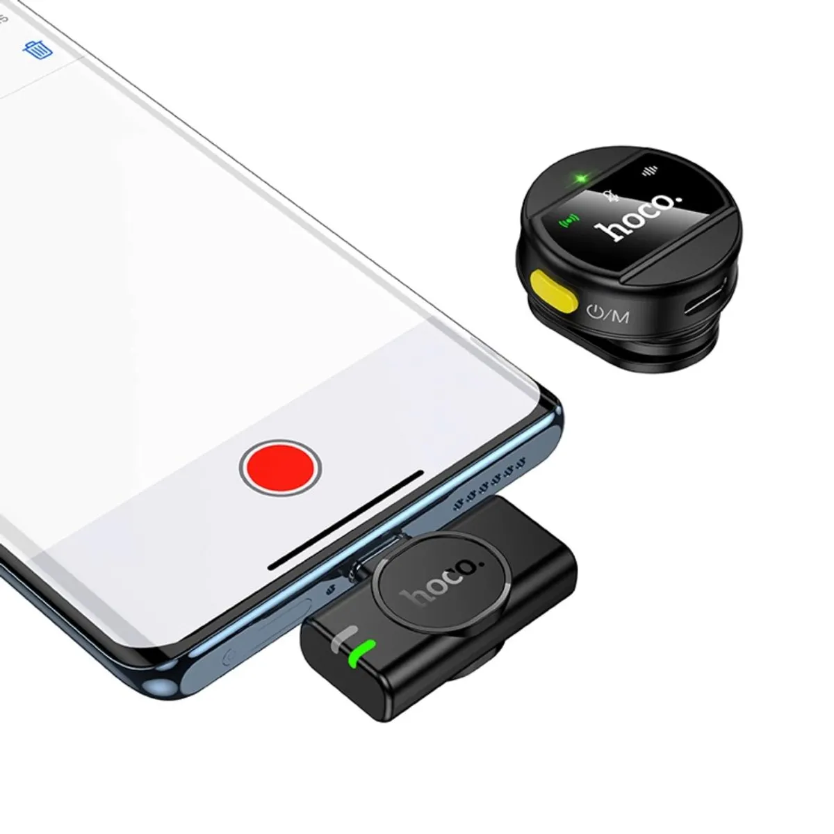 MICRÓFONO SOLAPERO INALÁMBRICO HOCO L21 CHARM USB-C CON REDUCCIÓN DE RUIDO ENC - 6