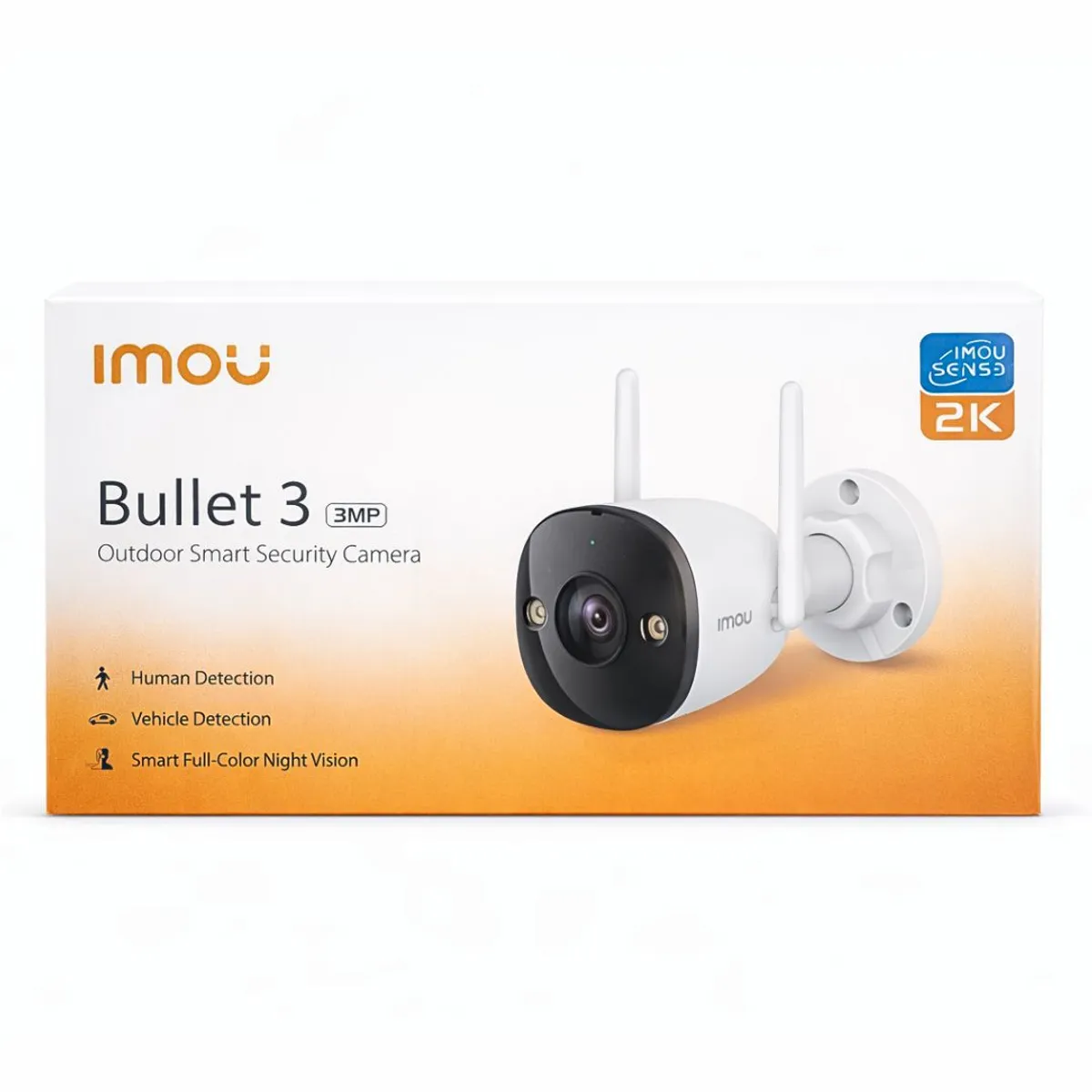 CÁMARA WIFI EXTERIOR IMOU BULLET 3 3MP WIFI 6 VISIÓN NOCTURNA COLOR IA DETECCIÓN DE PERSONAS IP67 - 2